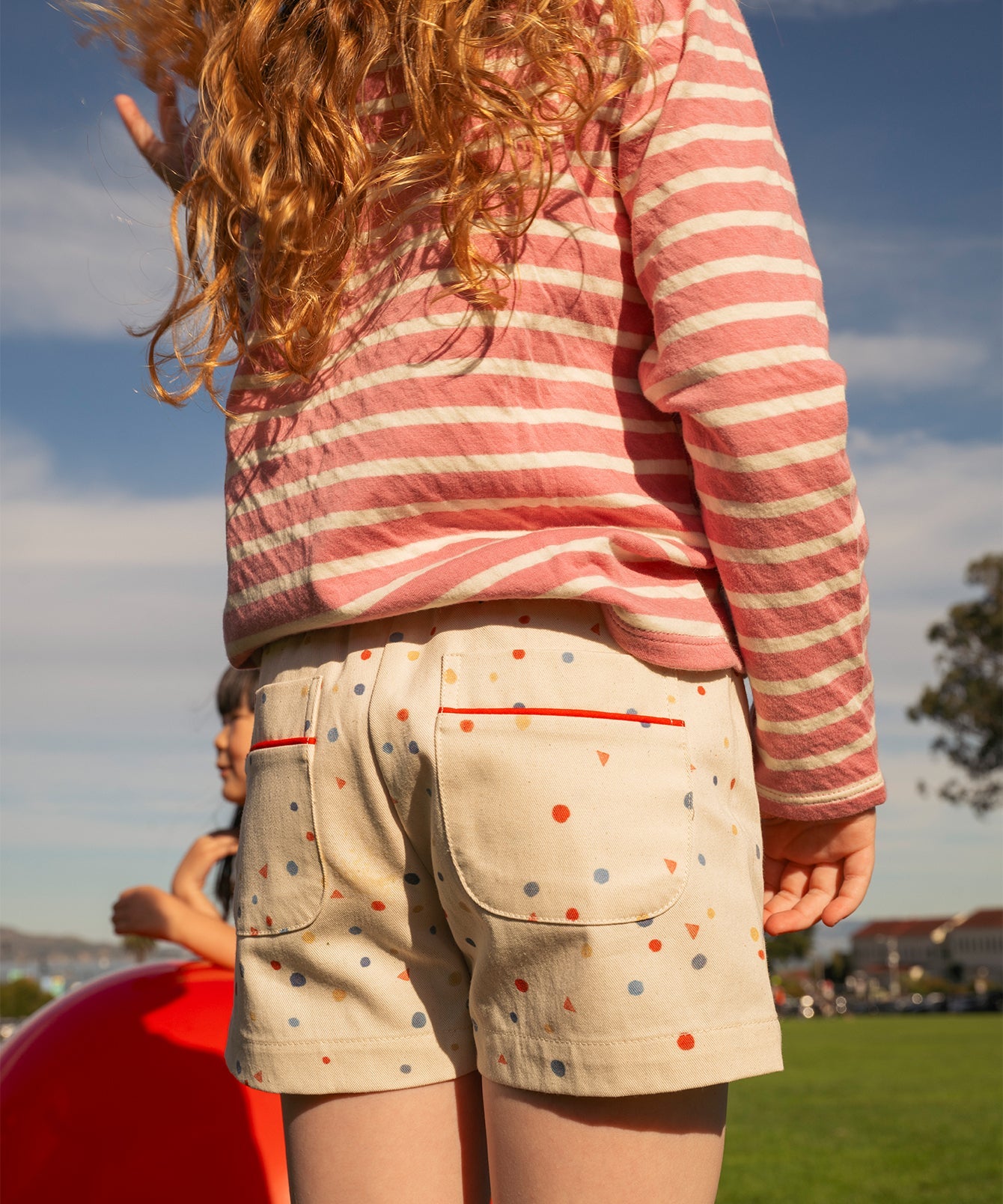 Kids Unisex | Bingo Short | Red/Neutral/Multi