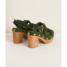 Birdie Suede Platform Clog | Moss