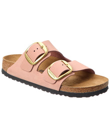 Birkenstock | Womens | Arizona Big Buckle Narrow Leather Sandal | Pink