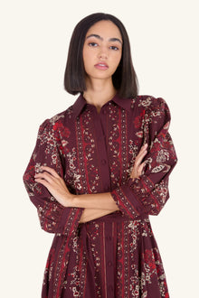 Blaine Dress | Mixed Red Floral