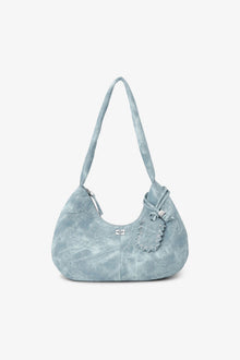 Bleached Medium Hobo Bag | Celestial Blue