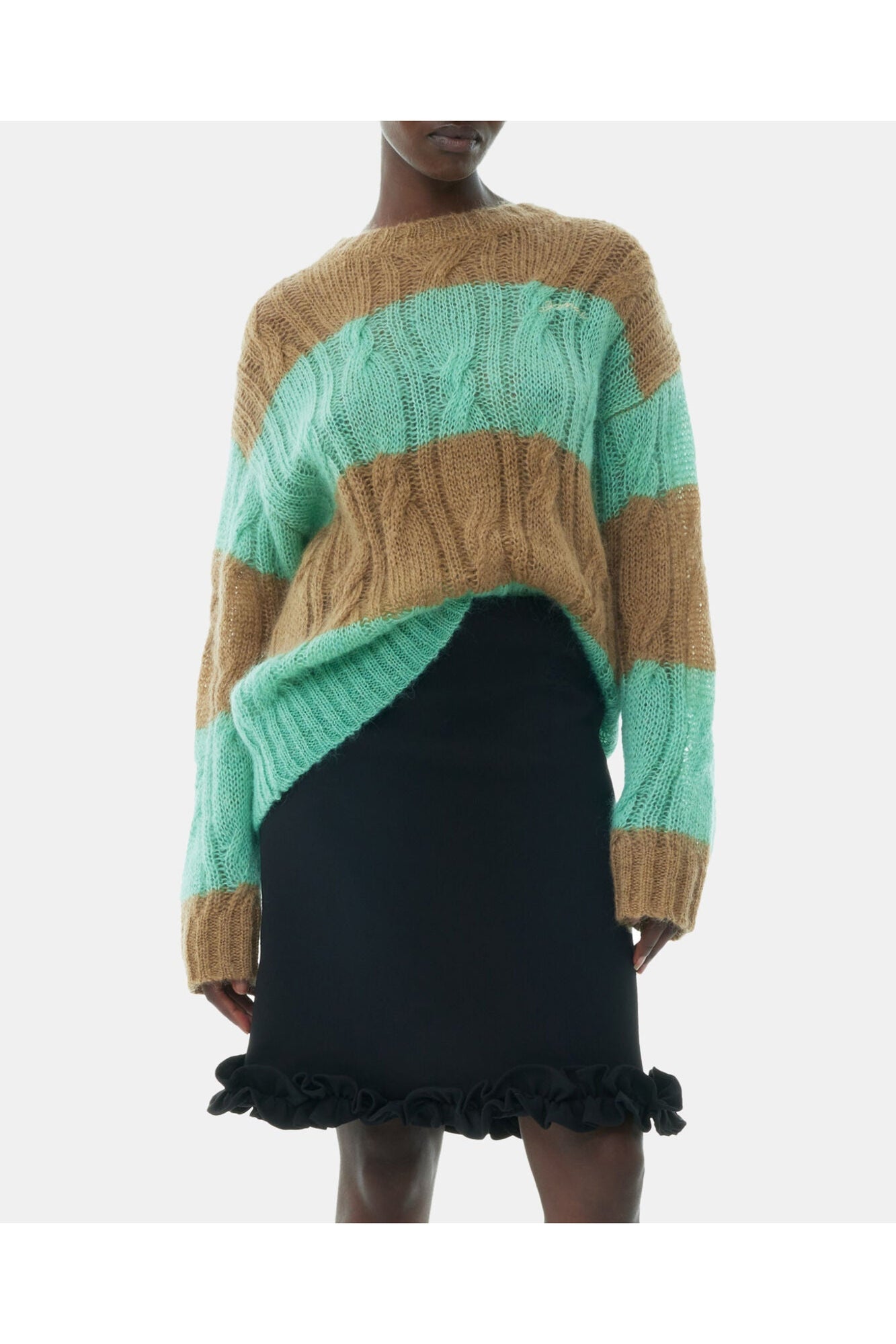 Bonded Crepe Skirt | Black (V1)