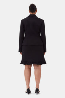 Bonded Crepe Skirt | Black (V1)
