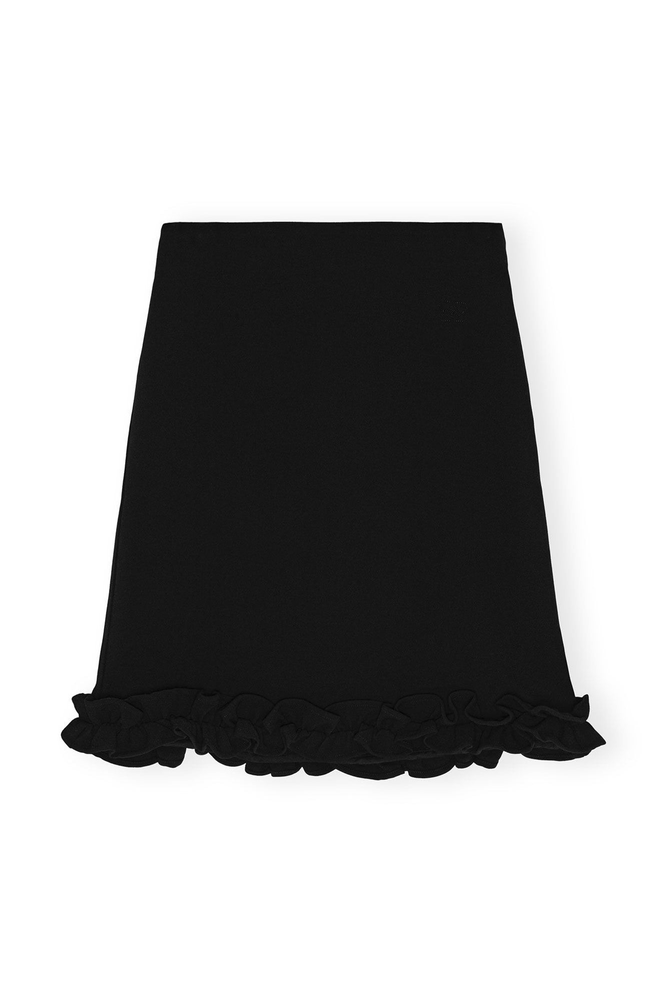 Bonded Crepe Skirt | Black (V1)