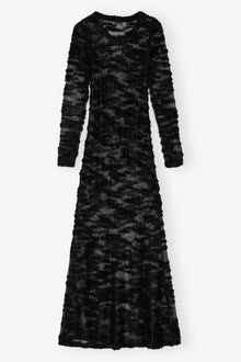 Boucle Maxi Dress | Black