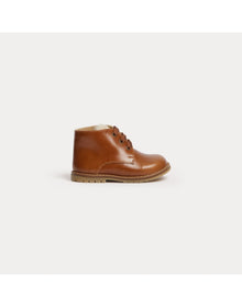 Boys | Litwood First Steps Derby Shoes | Cocoa