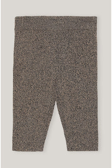 Brown Melange Knit Leggings | Fossil
