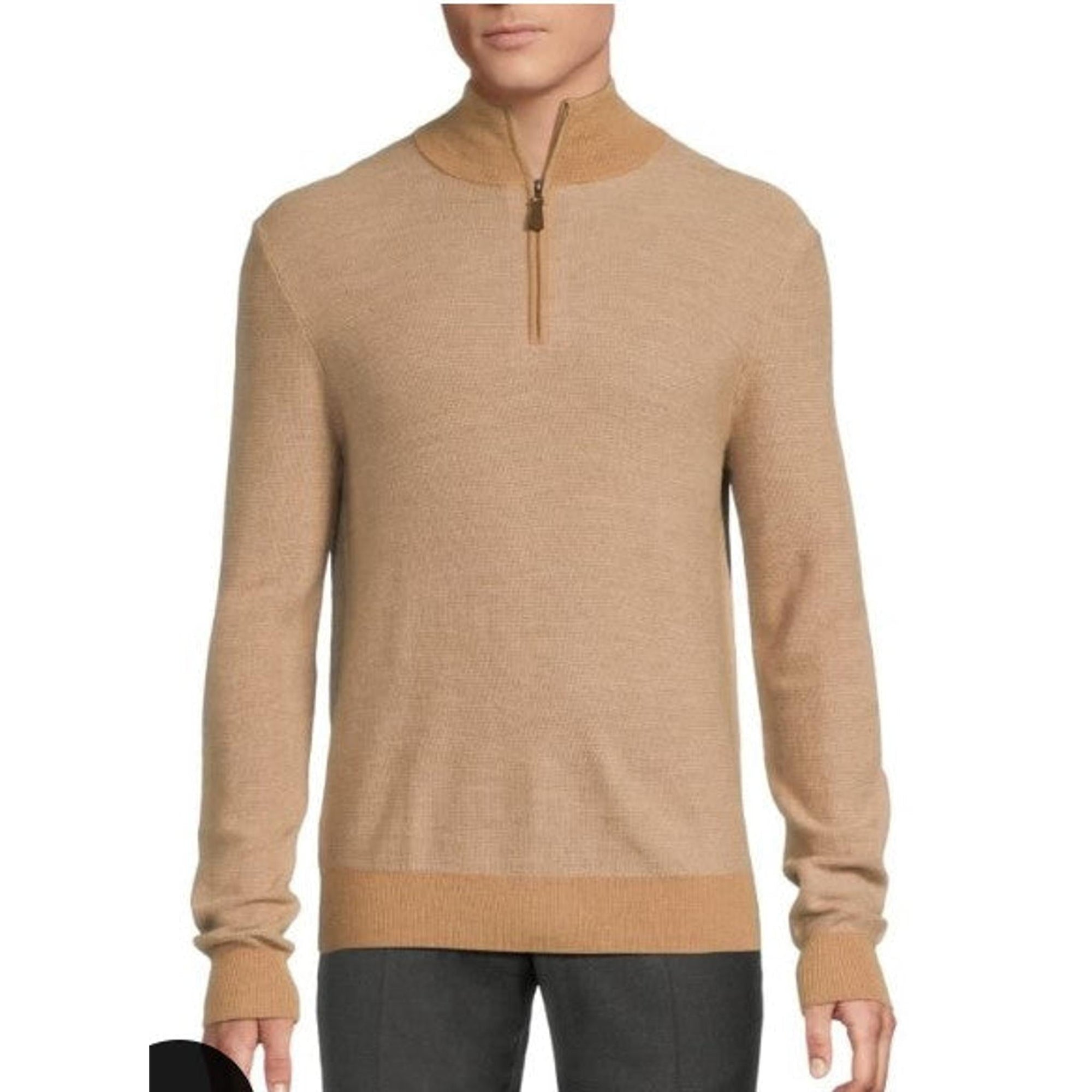 Bruno Magli | Men | Men's Sweater | Camel/Beige