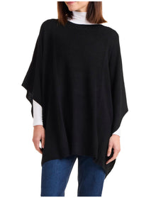 Bruno Magli | Women | Cashmere Poncho | Black V3