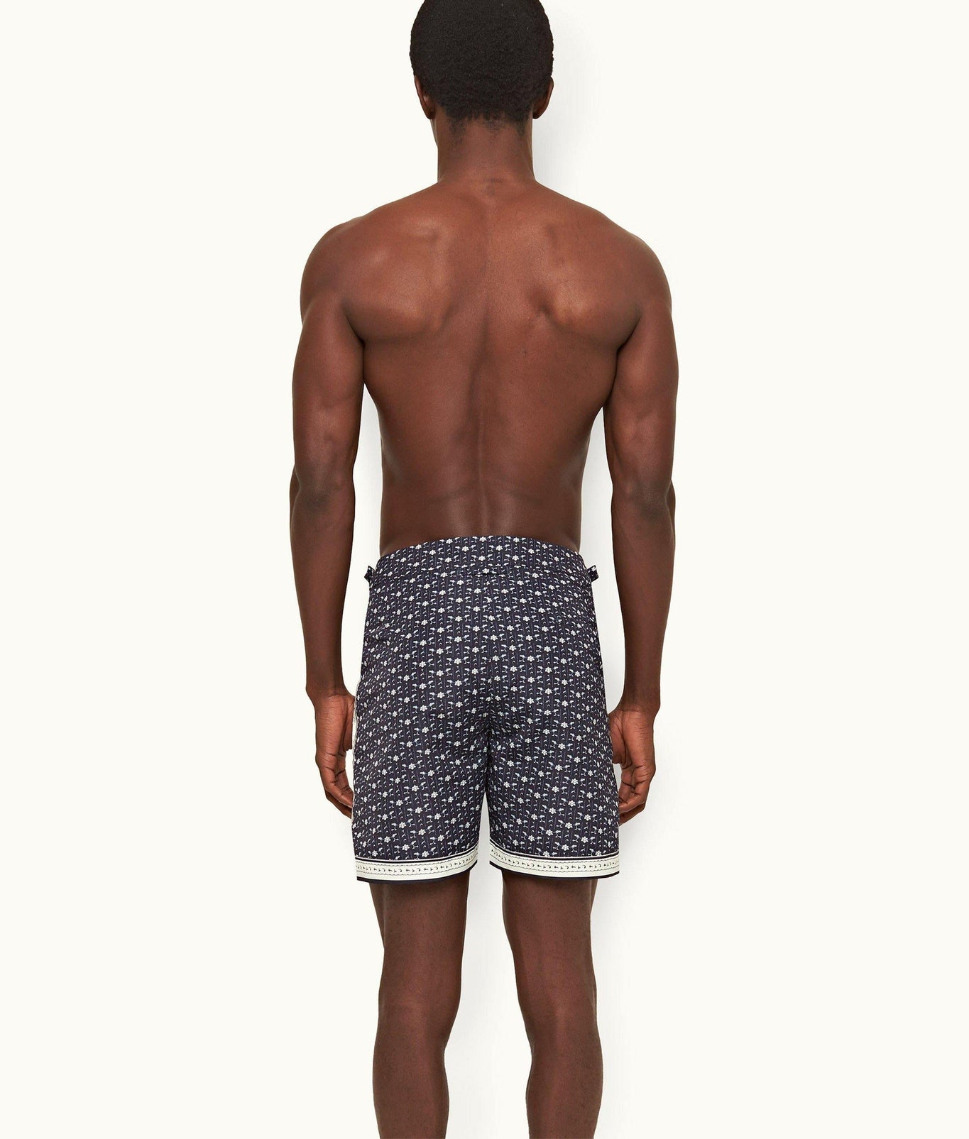 Bulldog Bandana Mid-Length Swim Shorts | Dark Sapphire/Sea Mist
