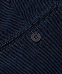 Bulldog Corduroy Corduroy Drawcord Mid-Length Shorts | Midnight Navy