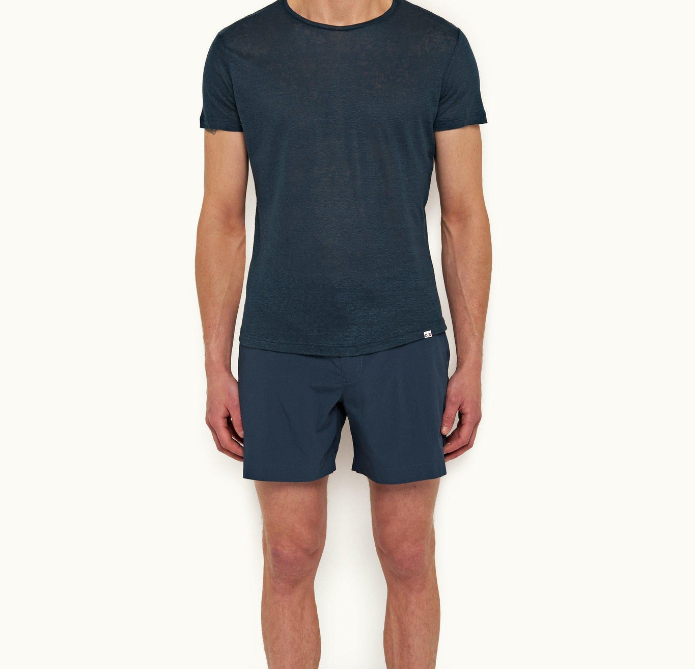 Bulldog Cotton Mid-Length Lightweight Cotton Shorts | Oceanic Blue