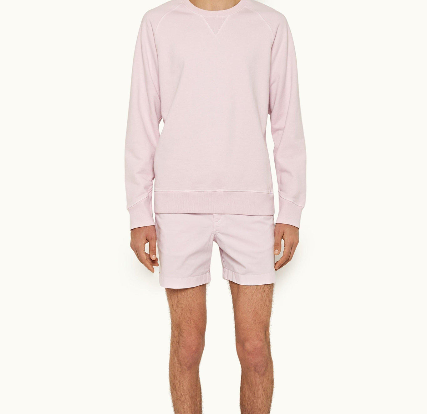 Bulldog Cotton Twill Mid-Length Cotton Twill Shorts | Conch Pink