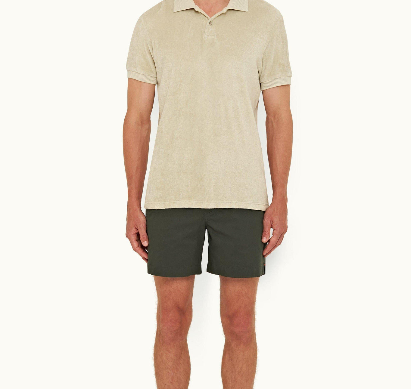 Bulldog Cotton Twill Mid-Length Cotton Twill Shorts | Forest Night