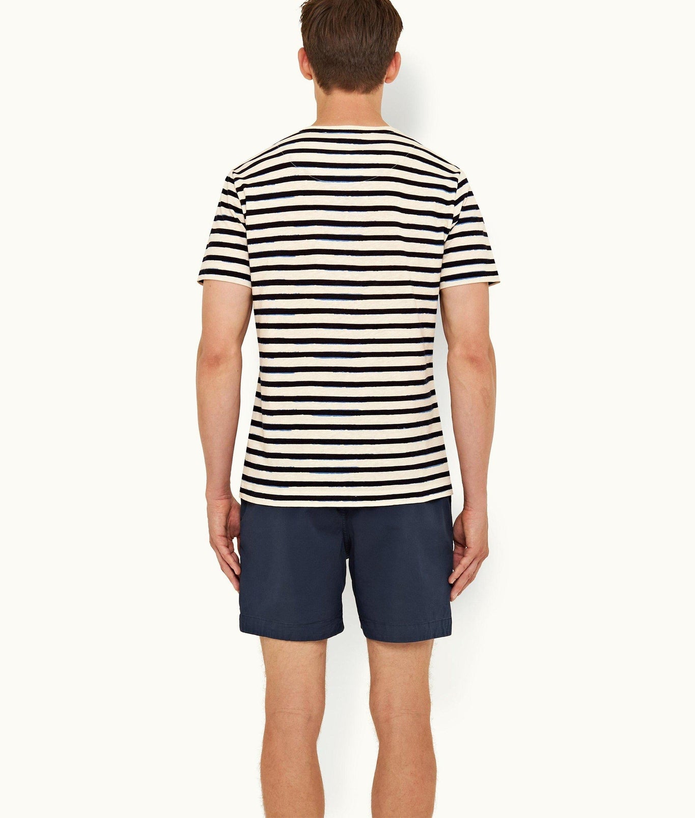 Bulldog Cotton Twill Mid-Length Shorts | Navy