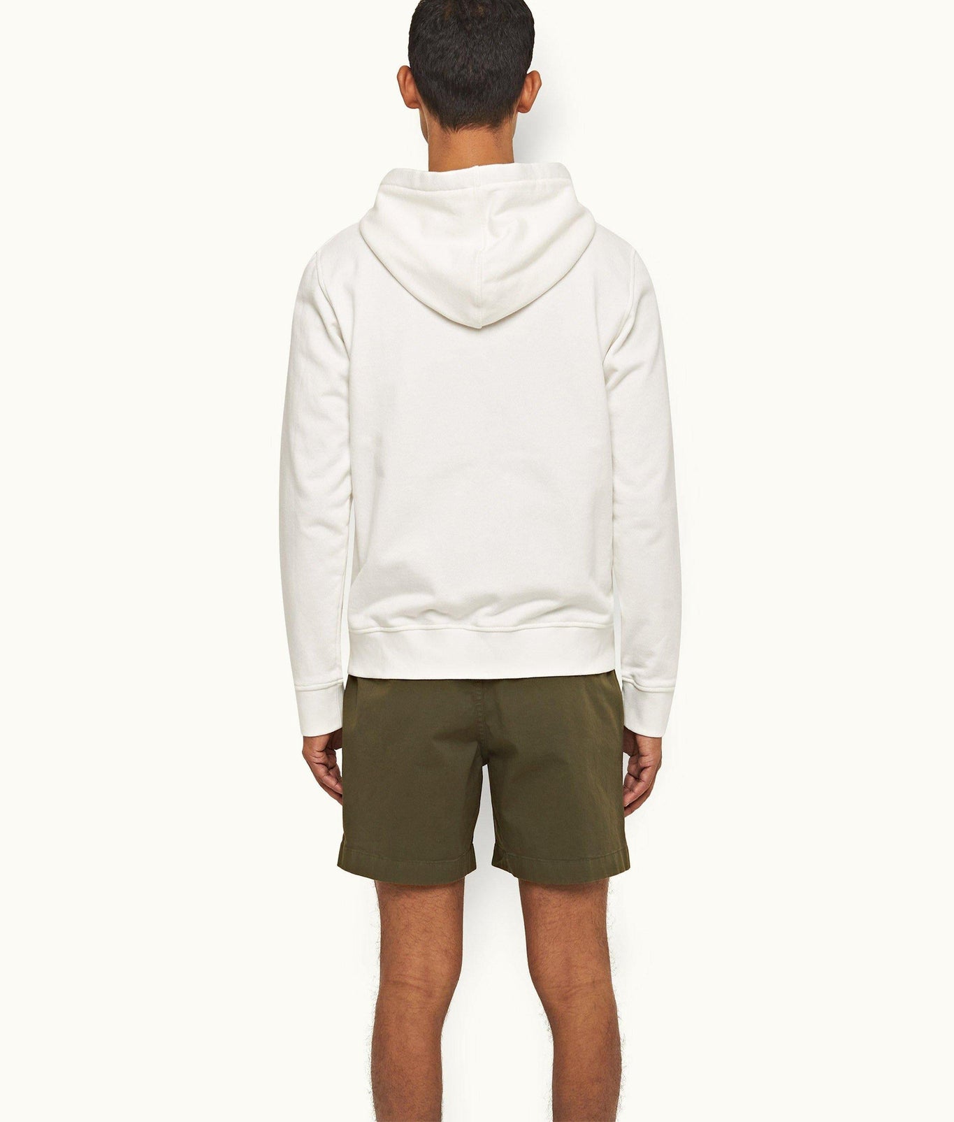 Bulldog Cotton Twill Mid-Length Shorts | Palm