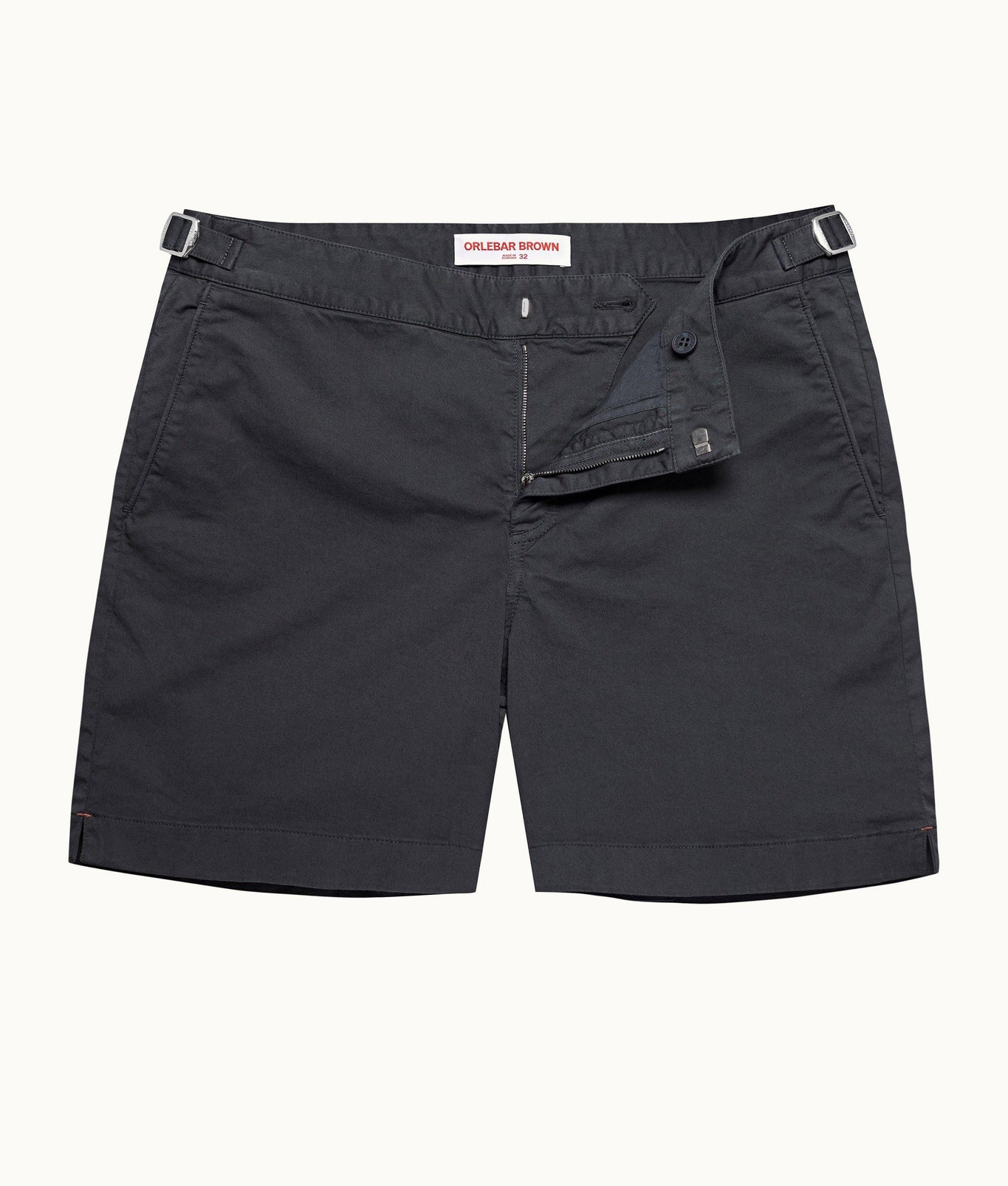Bulldog Cotton Twill Mid-Length Shorts | Piranha Grey