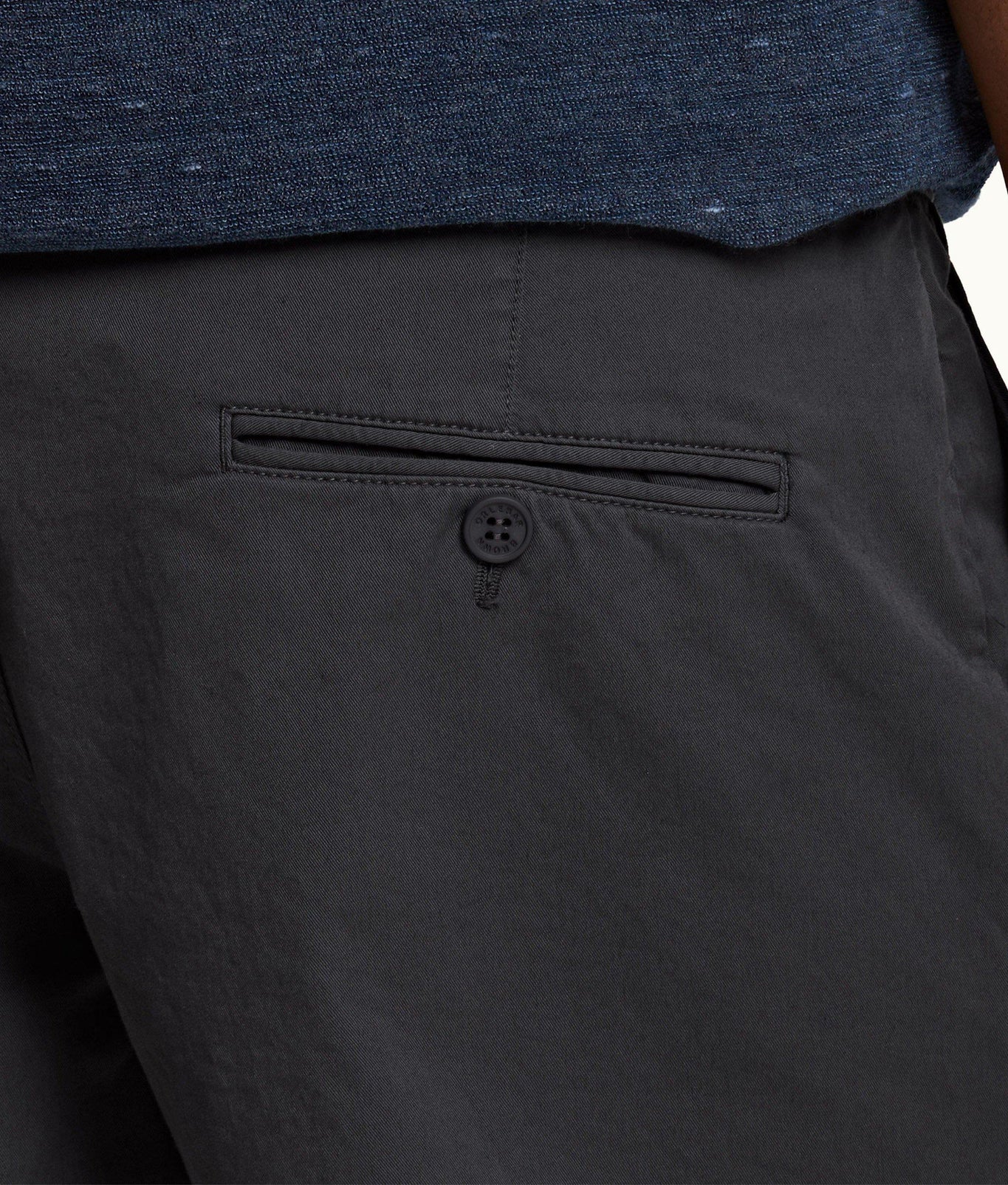 Bulldog Cotton Twill Mid-Length Shorts | Piranha Grey