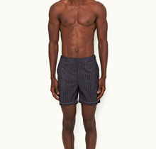 Bulldog Cravat Mid-Length Swim Shorts | Night Iris