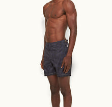Bulldog Cravat Mid-Length Swim Shorts | Night Iris