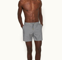 Bulldog Drawcord Perez Print Mid-Length Drawcord Swim Shorts | Chai
