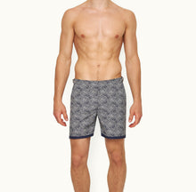 Bulldog Floral Mid-Length Swim Shorts | Midnight Navy
