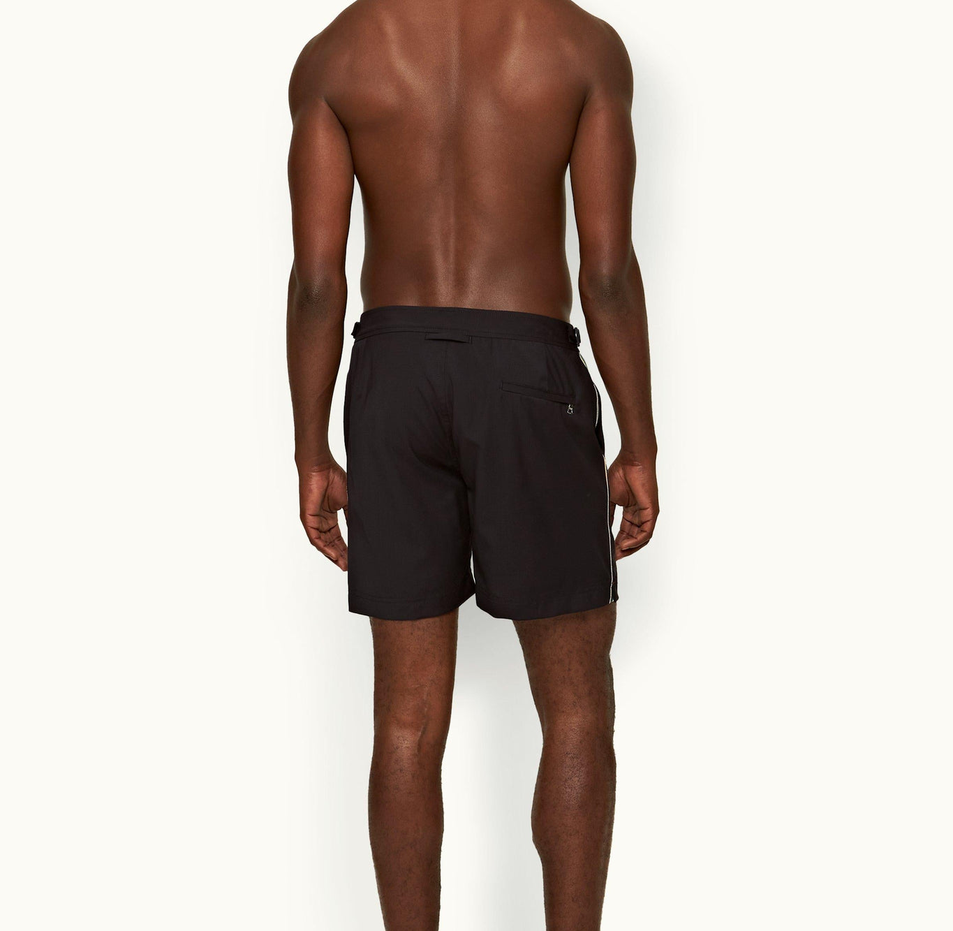 Bulldog Merino Mid-Length Ob Tape Merino Swim Shorts | Night Iris