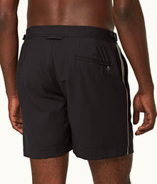 Bulldog Merino Mid-Length Ob Tape Merino Swim Shorts | Night Iris
