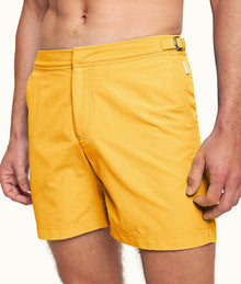 Bulldog Mid-Length Swim Short | Yellow Blaze