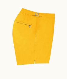 Bulldog Mid-Length Swim Short | Yellow Blaze