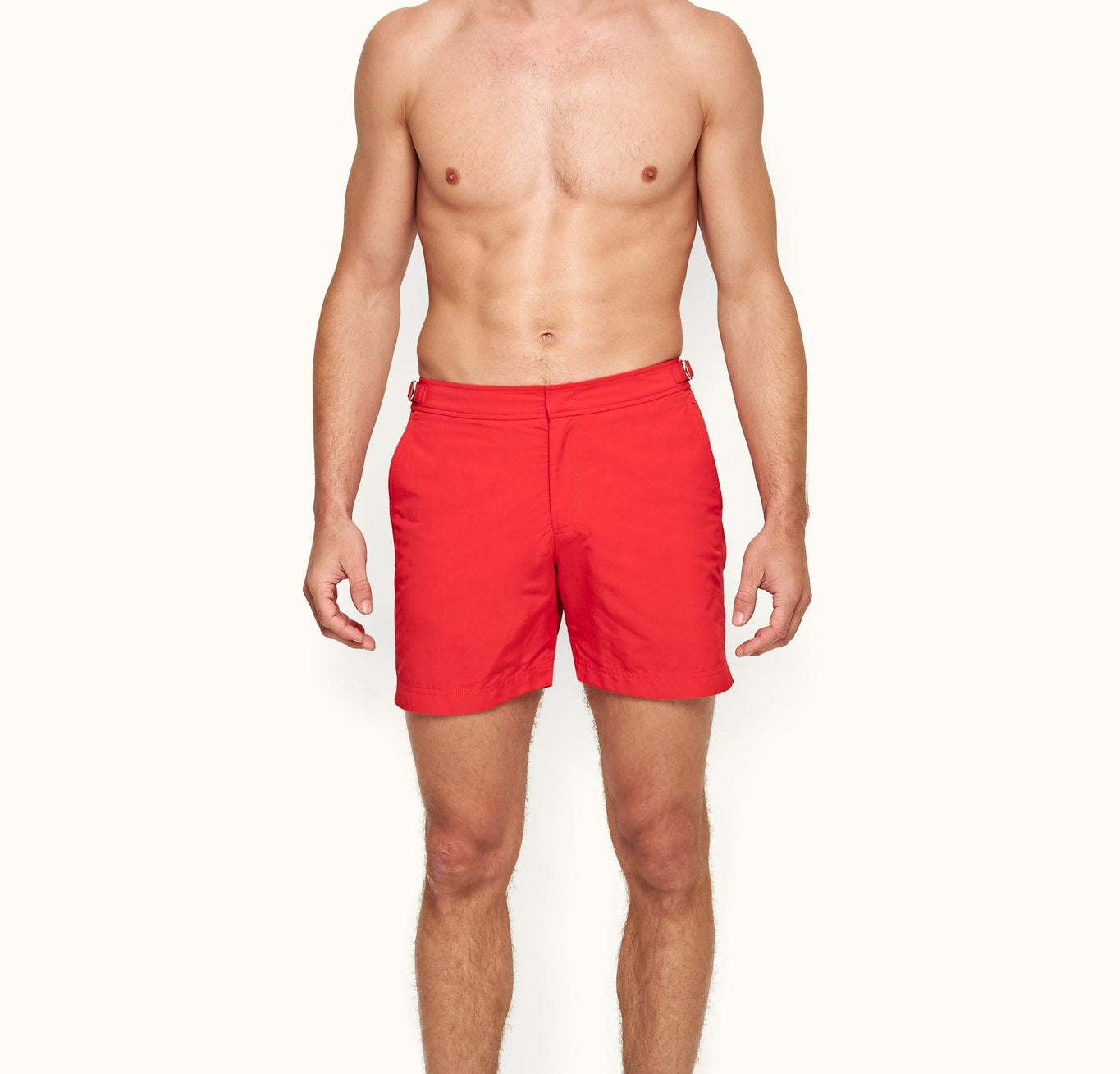 Bulldog Mid-Length Swim Shorts | Rescue Red