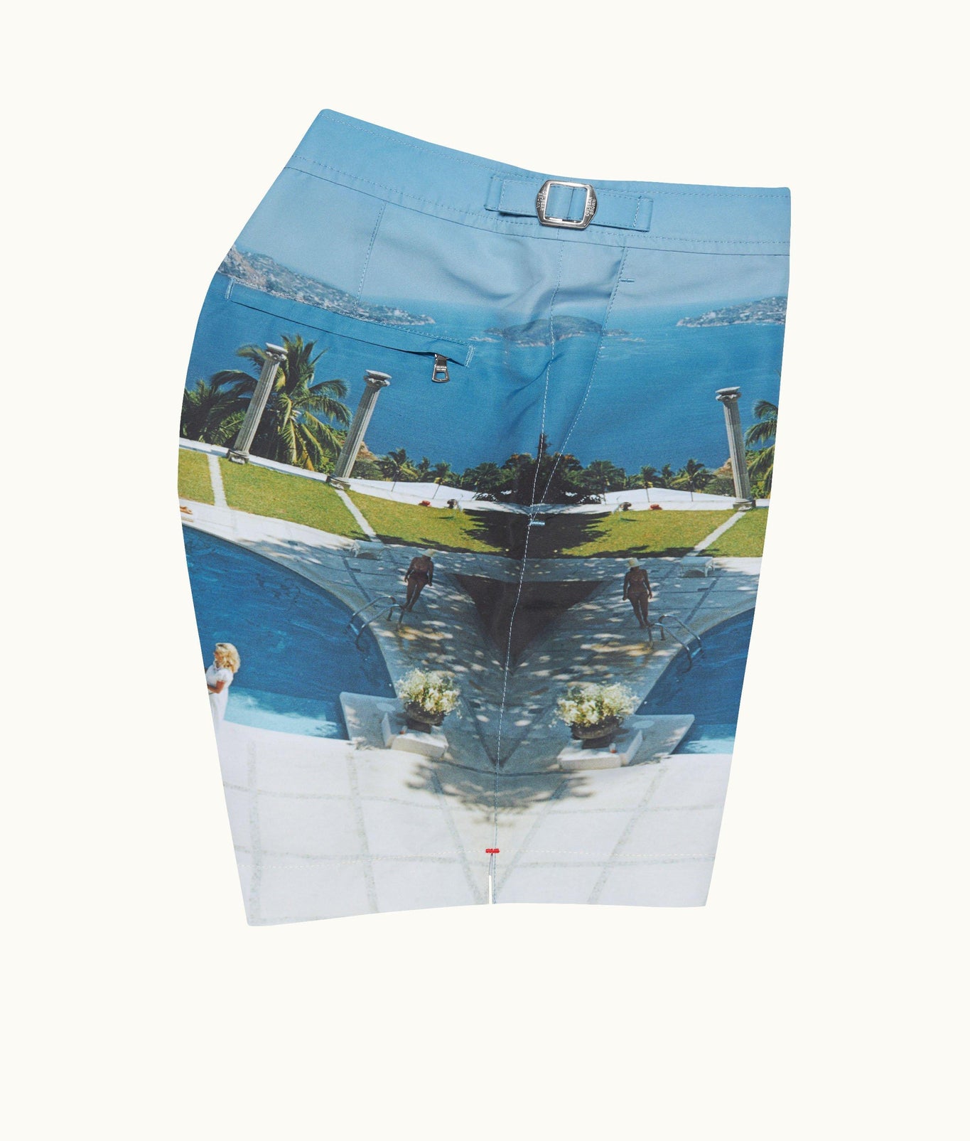Bulldog Photographic Print Mid-Length Swim Shorts Woven | Pacifico