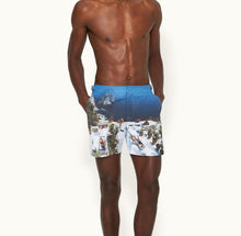Bulldog Photographic Print Mid-Length Swim Shorts Woven | Terrace
