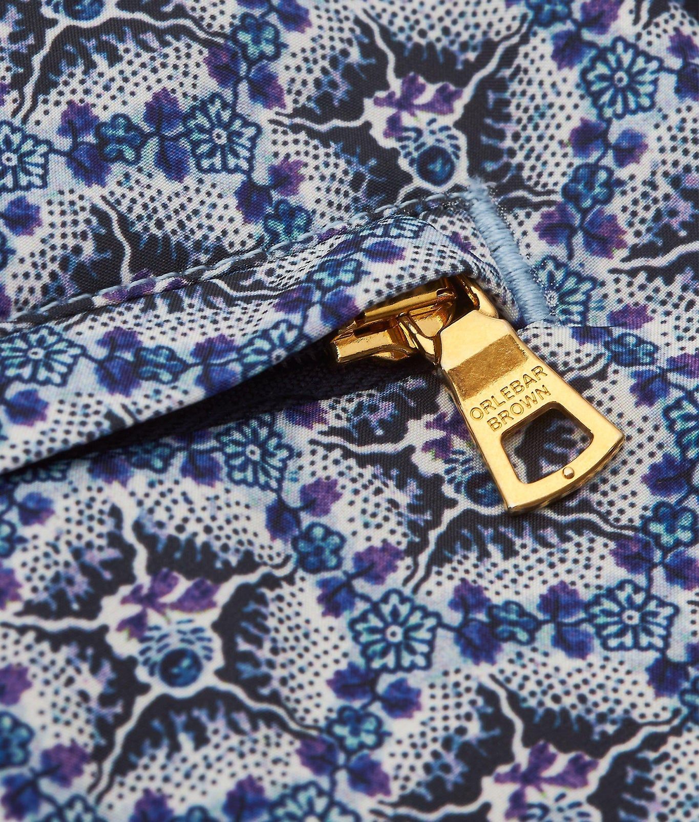 Bulldog Roseate Print Mid-Length Swim Shorts | Azul Blue