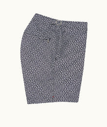 Bulldog Skydiver/Cloud Mid-Length Swim Shorts | Navy