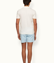 Bulldog Stretch-Cotton Mid-Length Stretch-Cotton Shorts | Island Sky