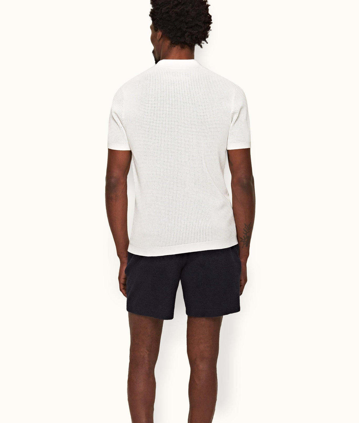 Bulldog Towelling Mid-Length Double-Faced Towelling Shorts | Night Iris