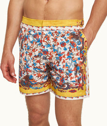 Bulldog Utopia Mid-Length Swim Shorts | Summer Sunset
