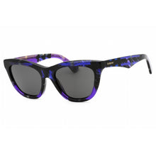 Burberry | Womens | 53mm Sunglasses | Check Violet | Dark Grey Lens
