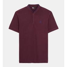 Burgundy Cotton Polo T-Shirt | Men | Bordeaux