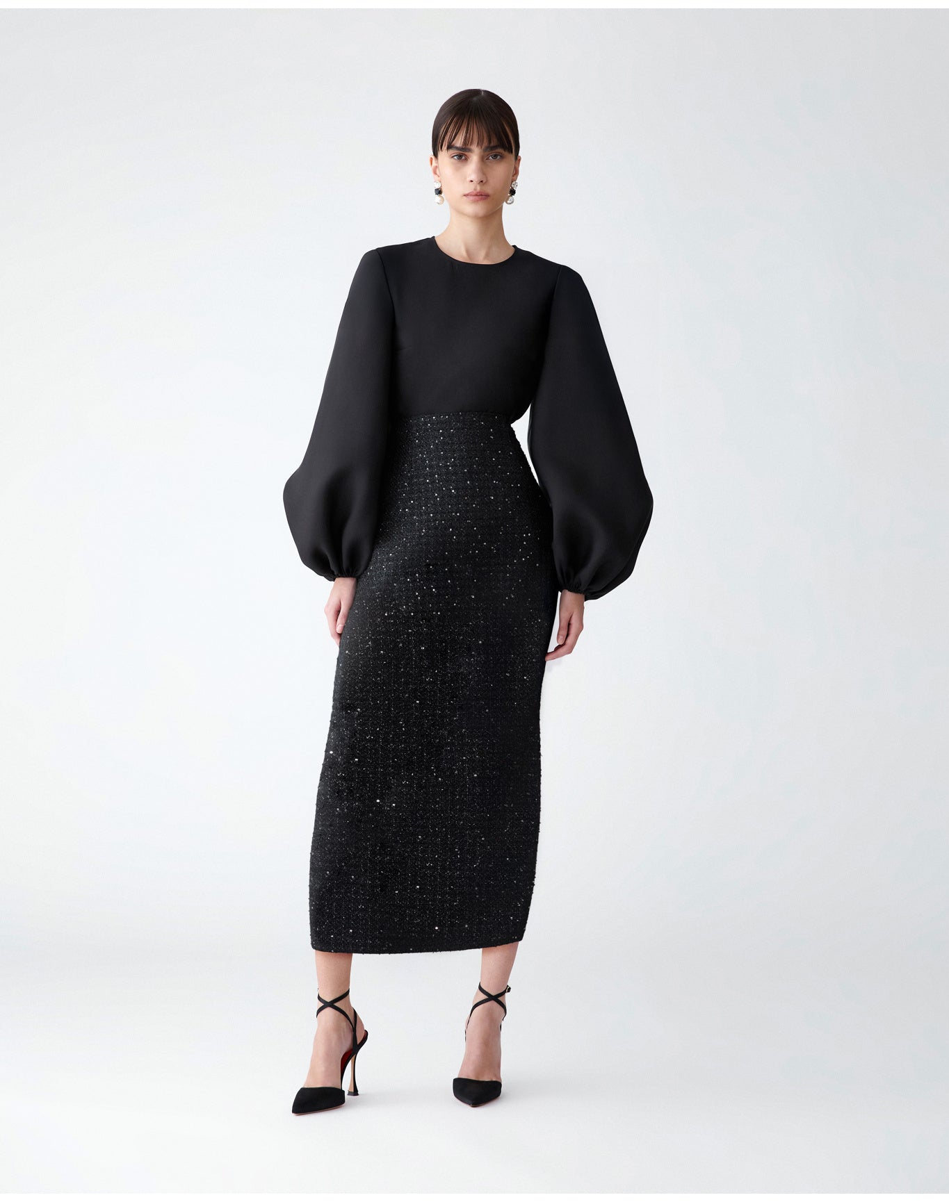 Midi Skirt | Black