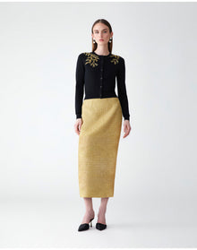 Midi Skirt | Gold