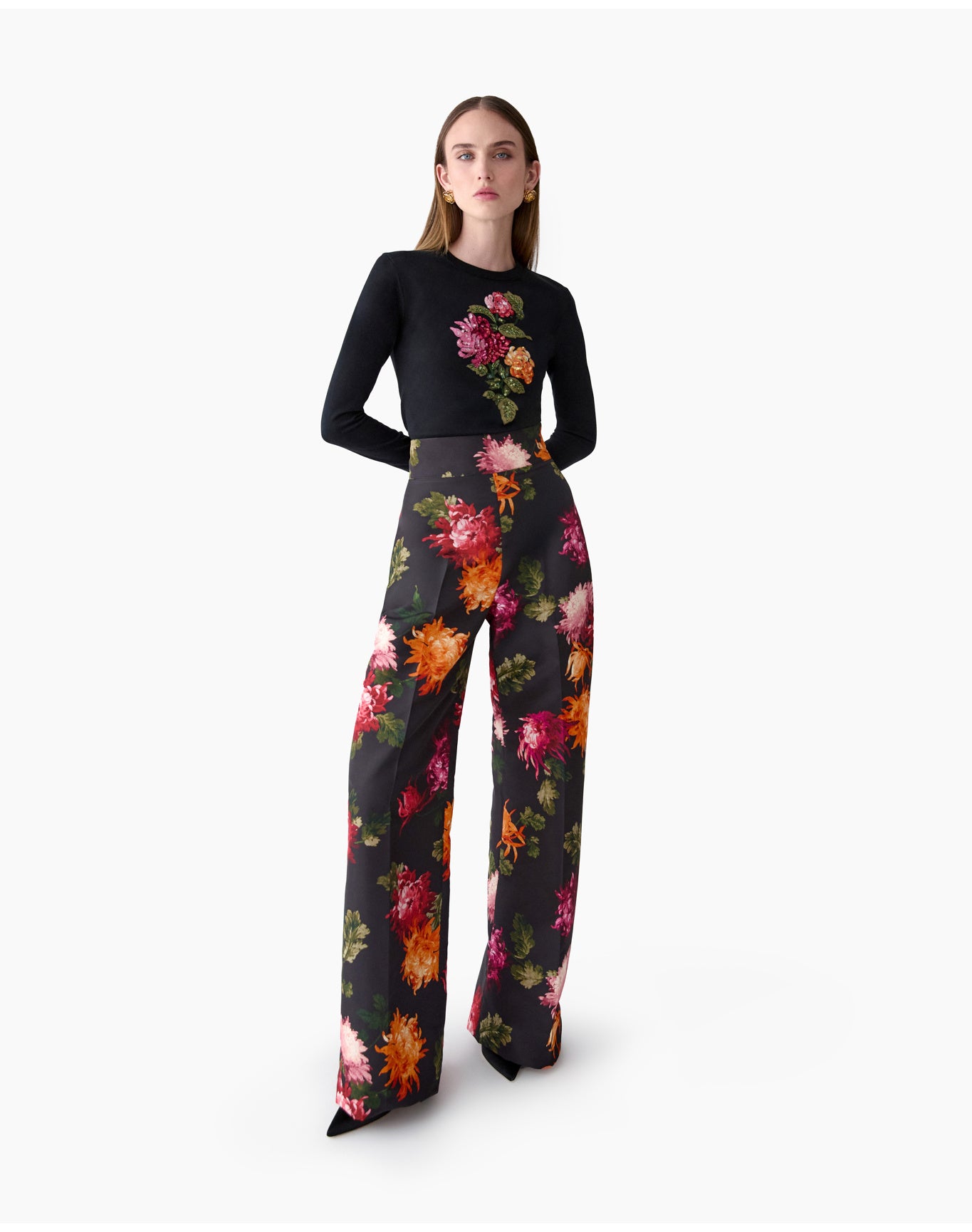 Diane Pant | Black Multi