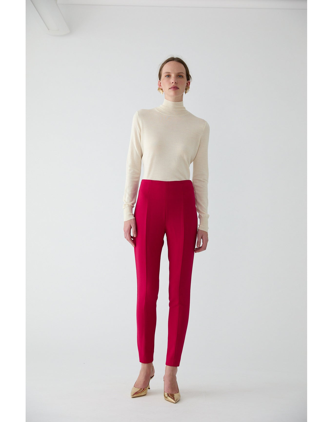 Long Sleeve Turtleneck Sweater | Ivory