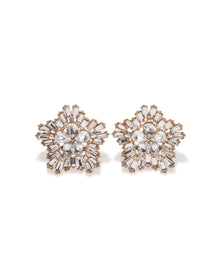 Crystals Snowflake Earrings | Clear