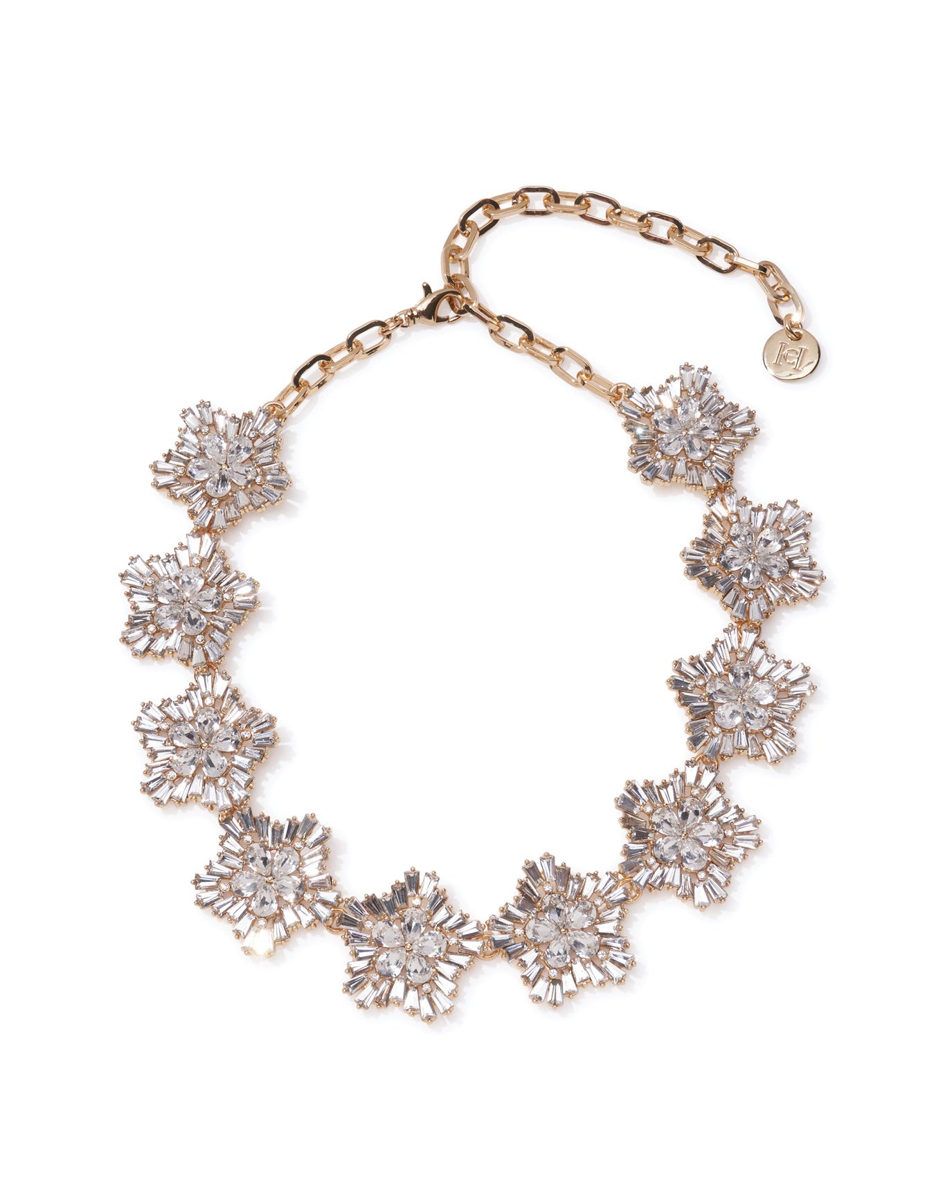Crystal Snowflake Necklace | Clear