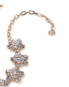 Crystal Snowflake Necklace | Clear