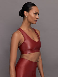 Carbon38 | Action Bra 2.0 in Takara Shine | Red Dahlia
