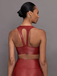 Carbon38 | Action Bra 2.0 in Takara Shine | Red Dahlia