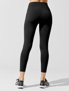 Carbon38 | High Rise 7/8 Legging In Cloud Compression | Black